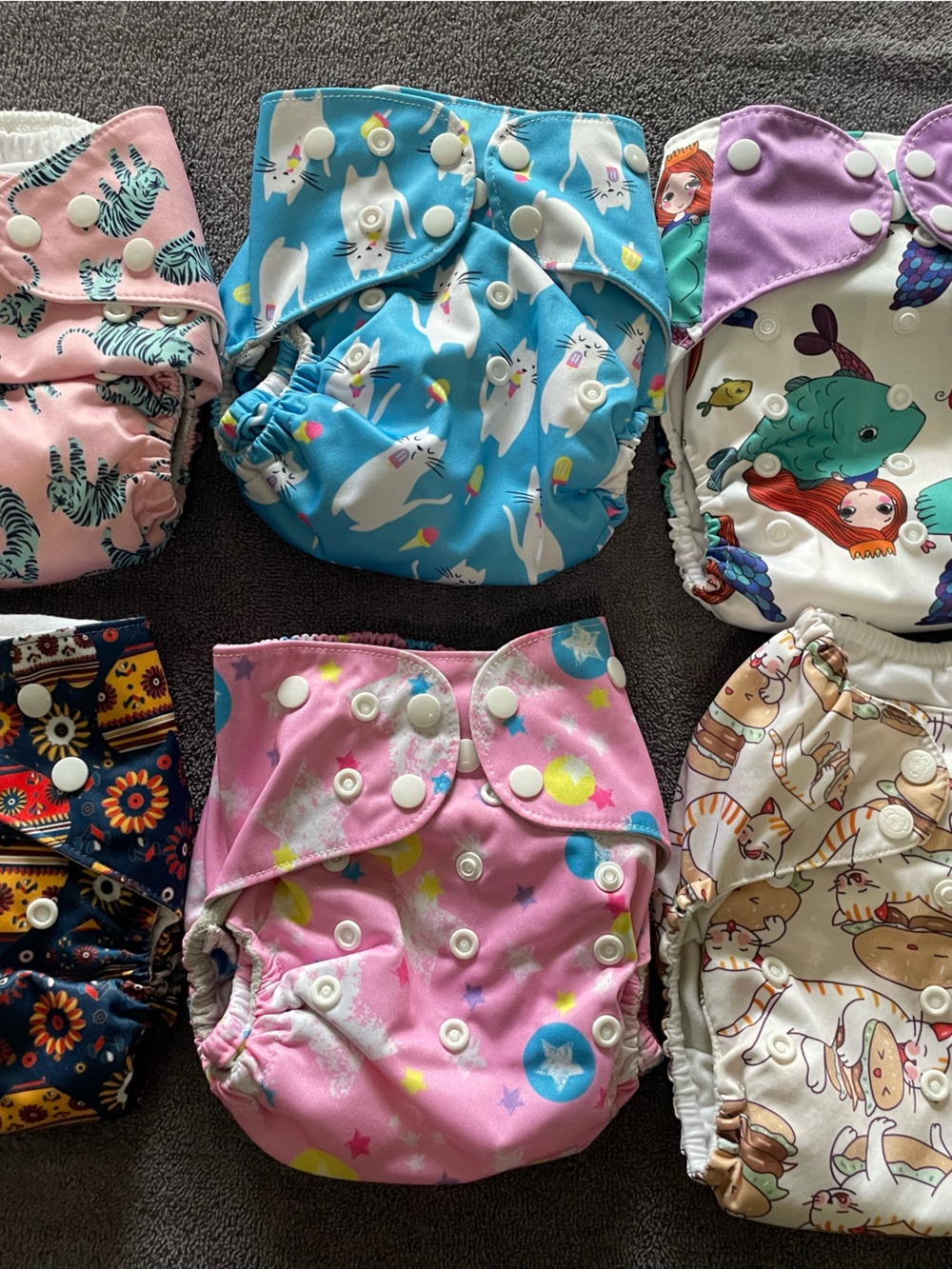 Reusable Cloth Diapers and liners - Mix brands lot #3
